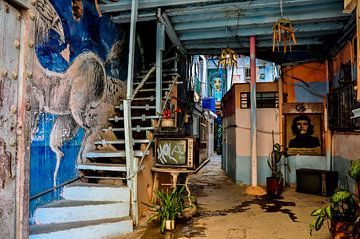 Kunst in huis in Havana Cuba che van Sabrina Varao Carreiro