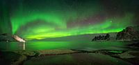 Panorama d'aurores sur Tugeneset par Wojciech Kruczynski Aperçu