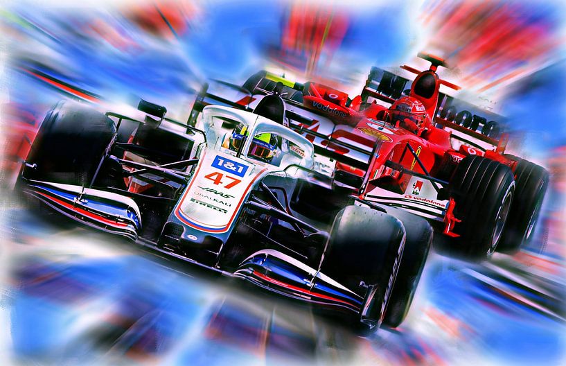 Droom team _Mick Schumacher en vader Michael van DeVerviersBelgium