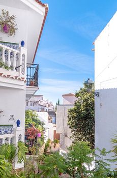Malerisches weißes Bergdorf in Andalusien