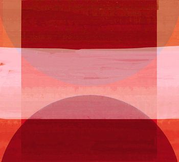 Abstracte Rode Bauhaus Vormen