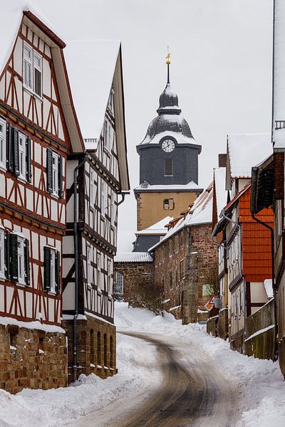 The church tower of Herleshausen by Roland Brack