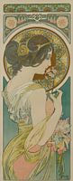 Primrose (1899) door Alphonse Mucha