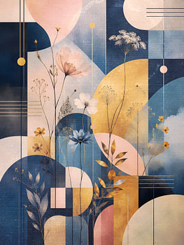 Fleurs Géométriques Modernes