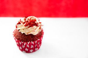 Roter Samt Cupcake