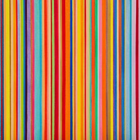 Stripes colourful 'Je t'aime' by Anja Namink