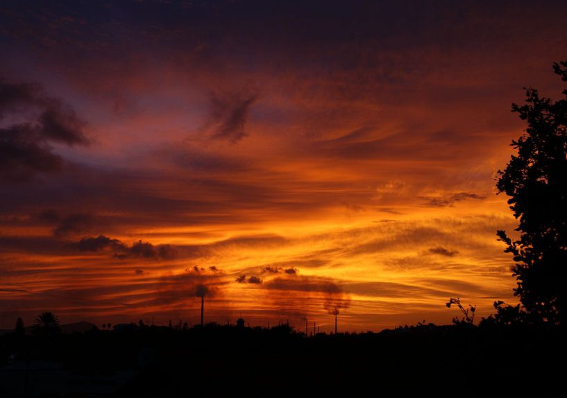 Coucher de soleil à Curaçao par Falisha Lavooij