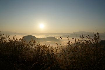 Magnifique lever de soleil en Thaïlande sur Floris Verweij