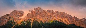 Panoramafoto der bayerischen Alpen von Henk Meijer Photography