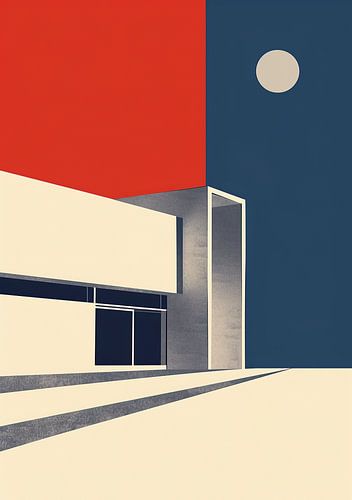 Poster Bauhaus impression d'art