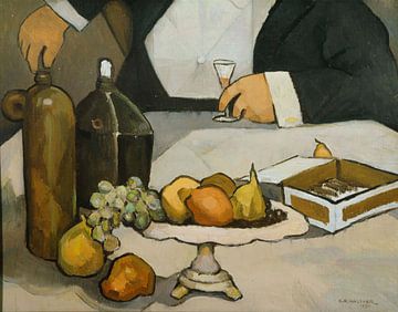 Charles H. Walther-Fruit en flessen