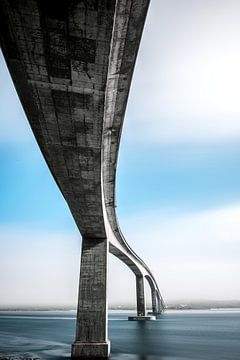 Bridge Dance: Elegance across Gimsøya Street by Gerry van Roosmalen