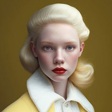 Fine art portrait from the project: "Albino" by Carla Van Iersel