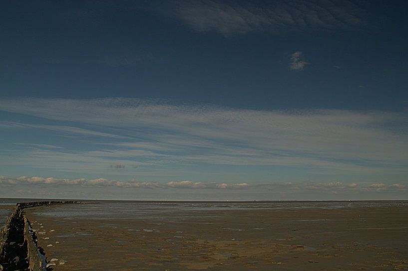 Zomerlucht boven het wad by Nella van Zalk