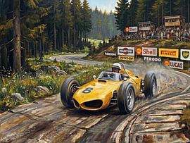 Spa-Francorchamps 1961: Olivier Gendebien by DeVerviersBelgium