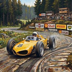 Spa-Francorchamps 1961 : Olivier Gendebien sur DeVerviersBelgium