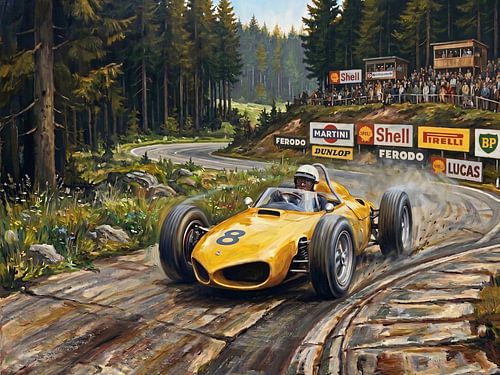 Spa-Francorchamps 1961 : Olivier Gendebien sur DeVerviersBelgium