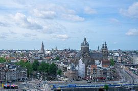 Panorama on Amsterdam by Peter Bartelings
