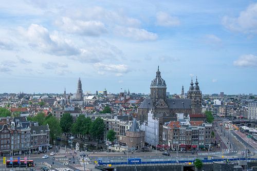 Panorama op Amsterdam