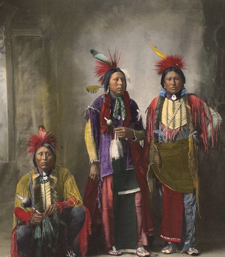 Historische Amerikaanse indianenportretten