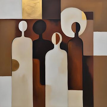 Familie 4 van FoXo Art