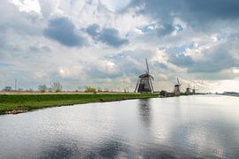 Kinderdijk Windmolens sur Brian Morgan
