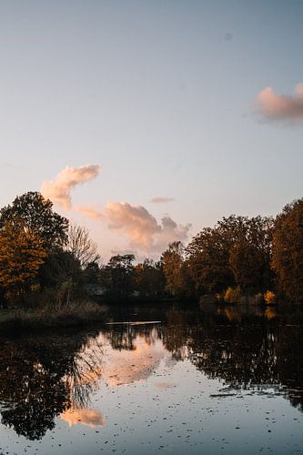 Autumnal view at Naarden Vesting, Netherlands