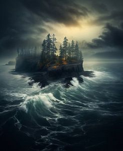 Sturm im Ozean