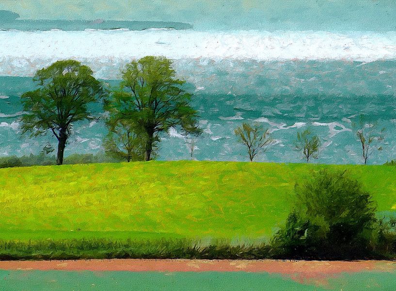 Green fields by Kay Weber