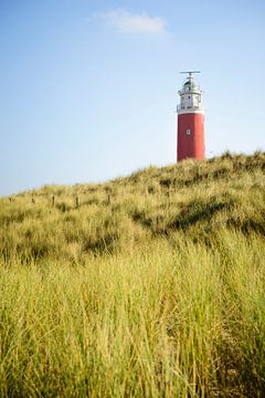 Leuchtturm in der Insel Texel von Sjoerd van der Wal Fotografie
