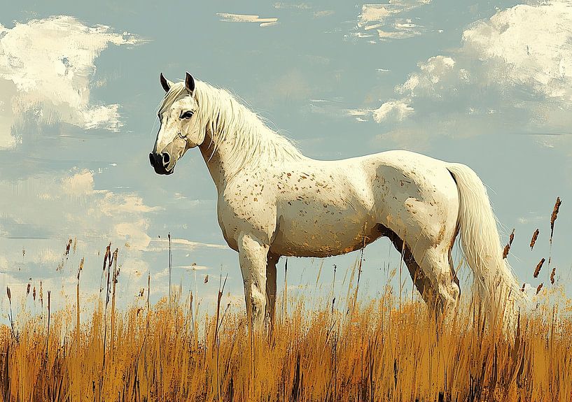 Pferd "Im Einklang mit der Erde: Das Pferd und die Natur" von Niklas Maximilian