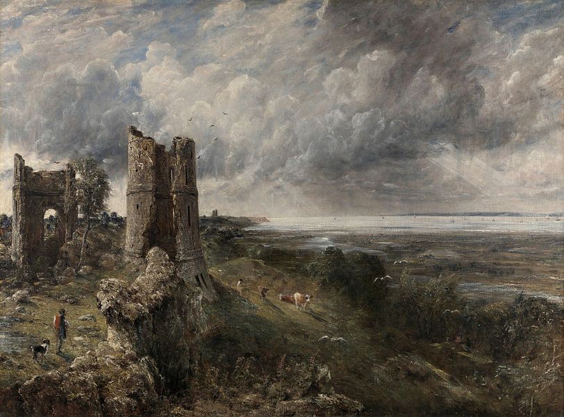 Ochtend na een stormachtige nacht, John Constable... van Meesterlijcke Meesters