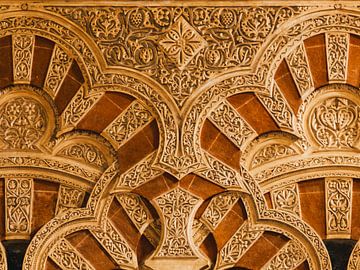 Bijzondere bogen in de Mezquita - Cordoba van Lizanne van Spanje