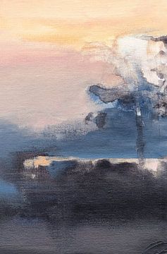 Le soleil à travers les nuages sur Maria Kitano