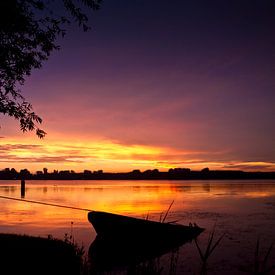 Kralingen sunset sur Niels de Jong