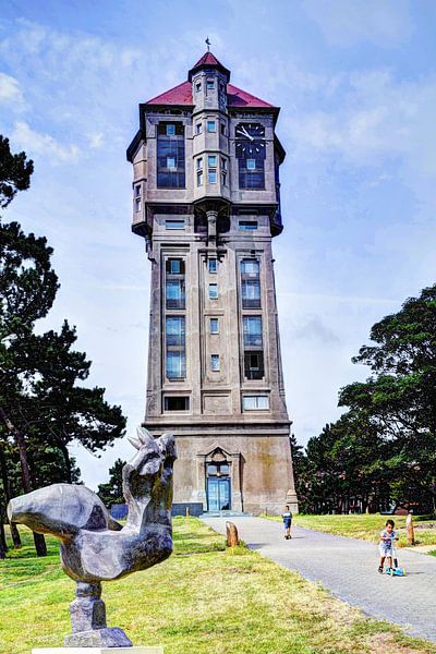 Watertoren IJmuiden Nederland van Hendrik-Jan Kornelis