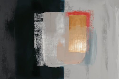 Modern und abstrakt mit einem Hauch von Gold