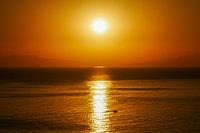 Lever de soleil sur la mer