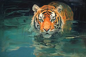 Malerei Tiger