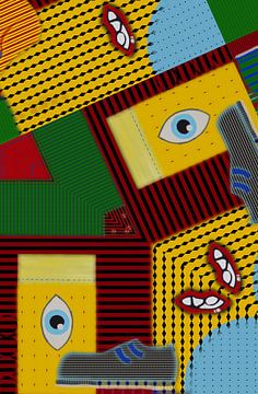 Emoji abstract van Greta Lipman