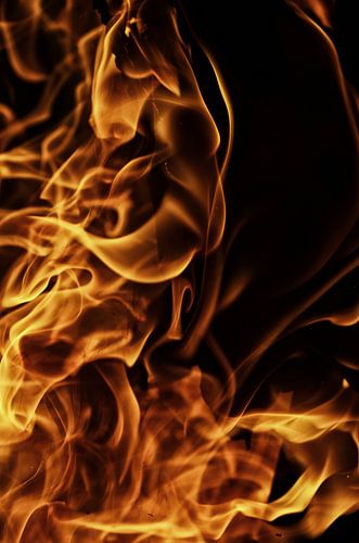 Fire and flames by Tanja Riedel