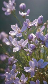 Purple spring flowers by Retrotimes