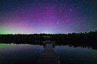 Starry night with Northern Lights by Yanuschka | Fotografie Noordwijk thumbnail