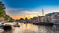 Galgenwater Leiden bij schemering