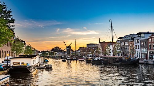 Galgenwater Leiden bij schemering