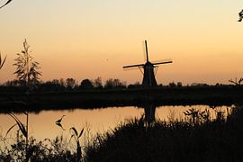 Zonsopgang bij de molen van Manon Van Holten
