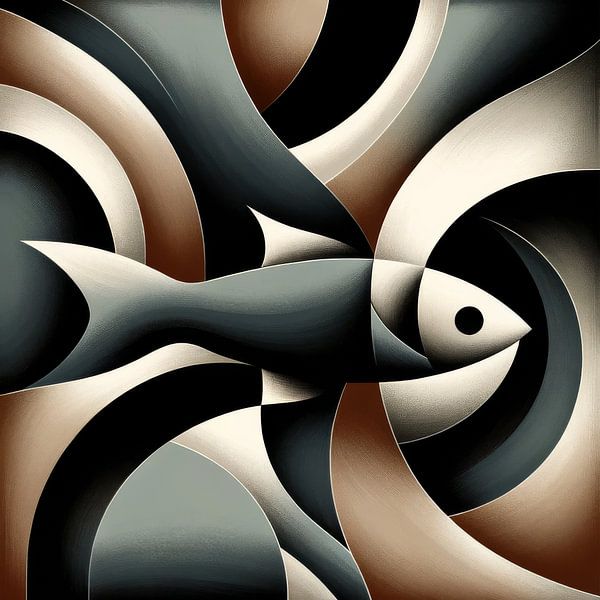 Abstract Fish I by Art Studio RNLD