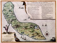 Old map of Curacao