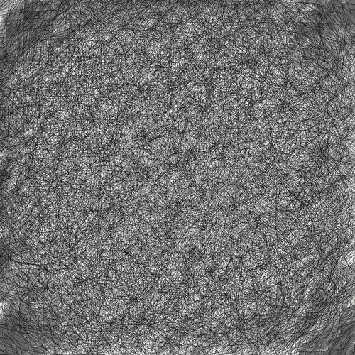 Abstract Stijl Krullen zwart