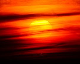 Sunset in Zeebrugge by Lisa Dumon